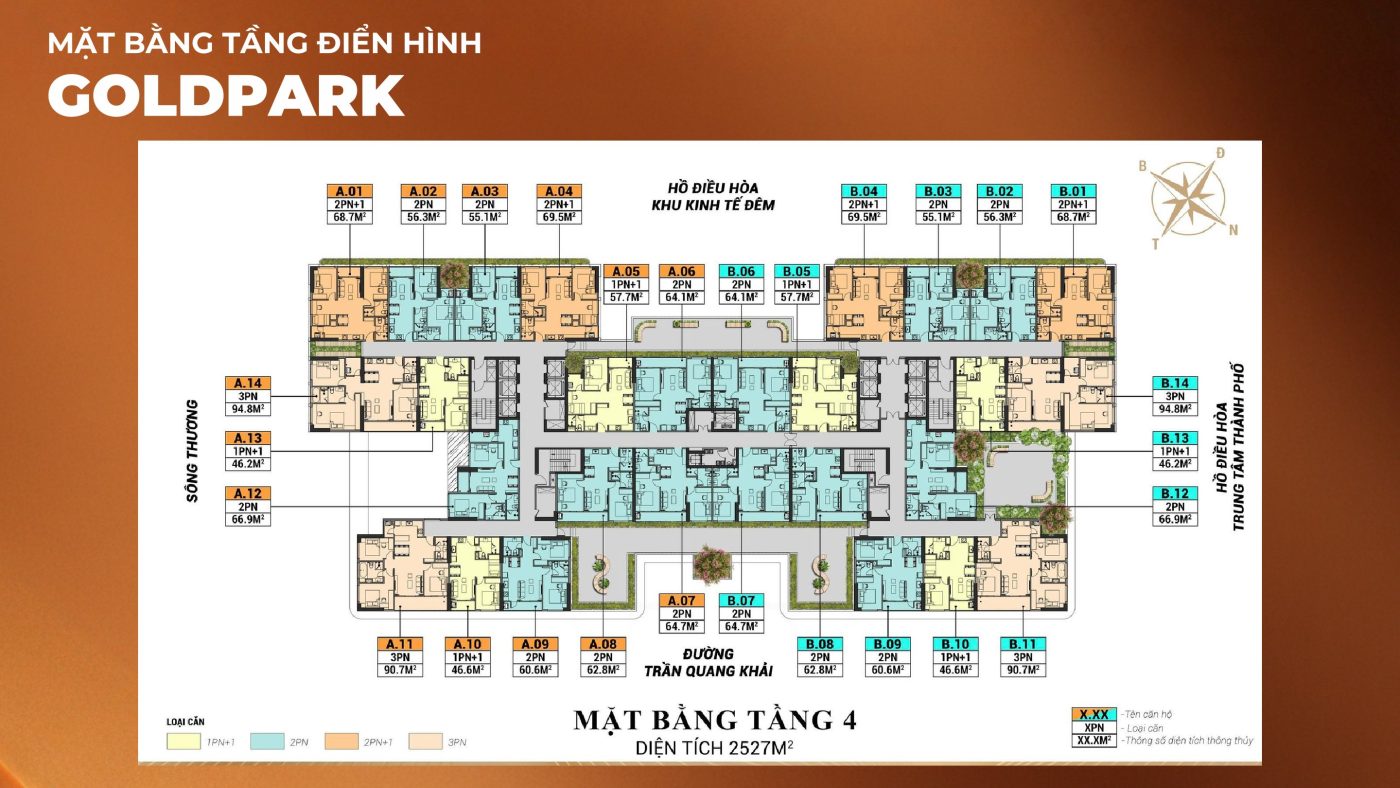 Mặt bằng tầng 4
