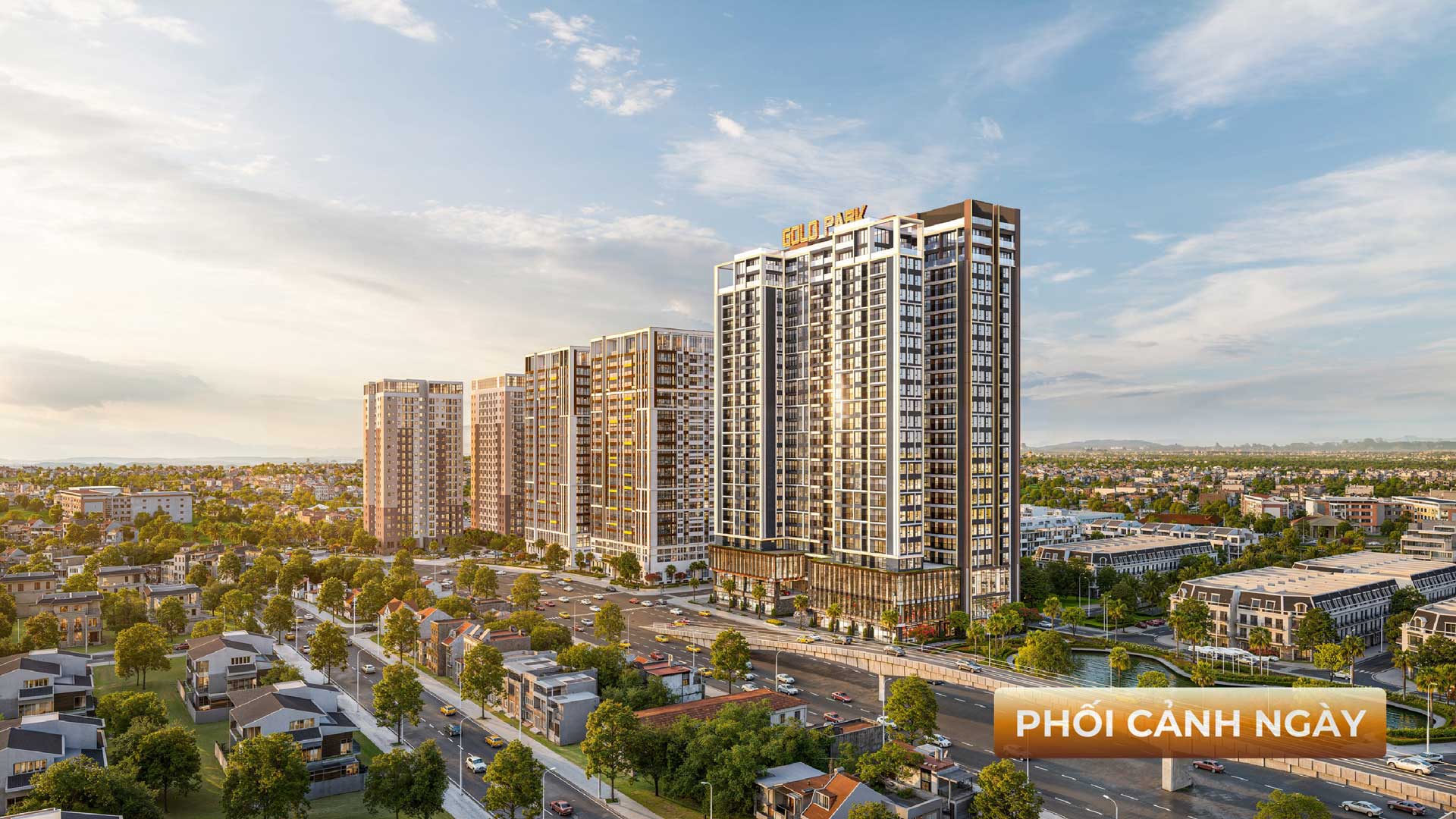 Phối cảnh dự án Gold Park Bắc Giang